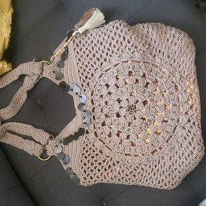 The Sak crochet shoulder bag